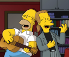 Homer Simpson τραγούδι με ένα φίλο